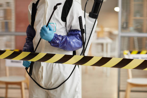 Professional Biohazard technician working in Riverside, NY
